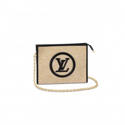 LOUIS VUITTON TOILETRY POUCH ON CHAIN M81366 (9.8*7.9*2.2cm)